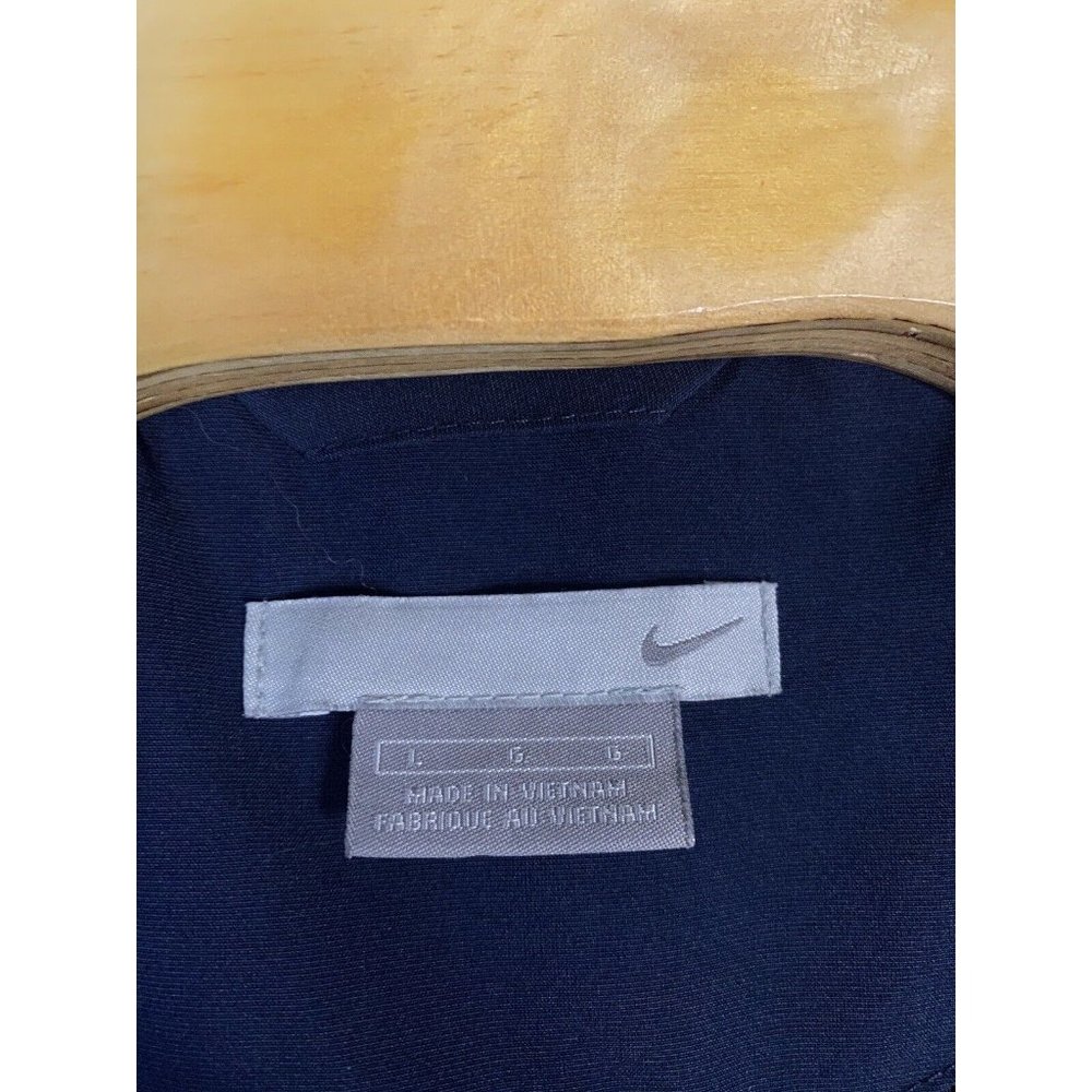 Y2K Nike Mens Windbreaker Jacket Embroidery Blue White Large - Picture 4 of 6
